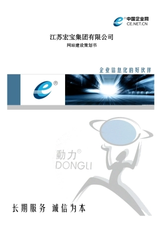 江苏宏宝集团有限公司网站建设策划书