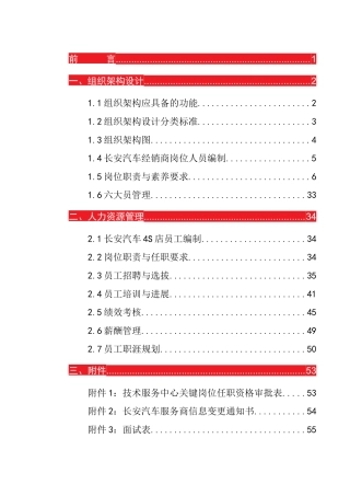 汽车商运营管理标准手册