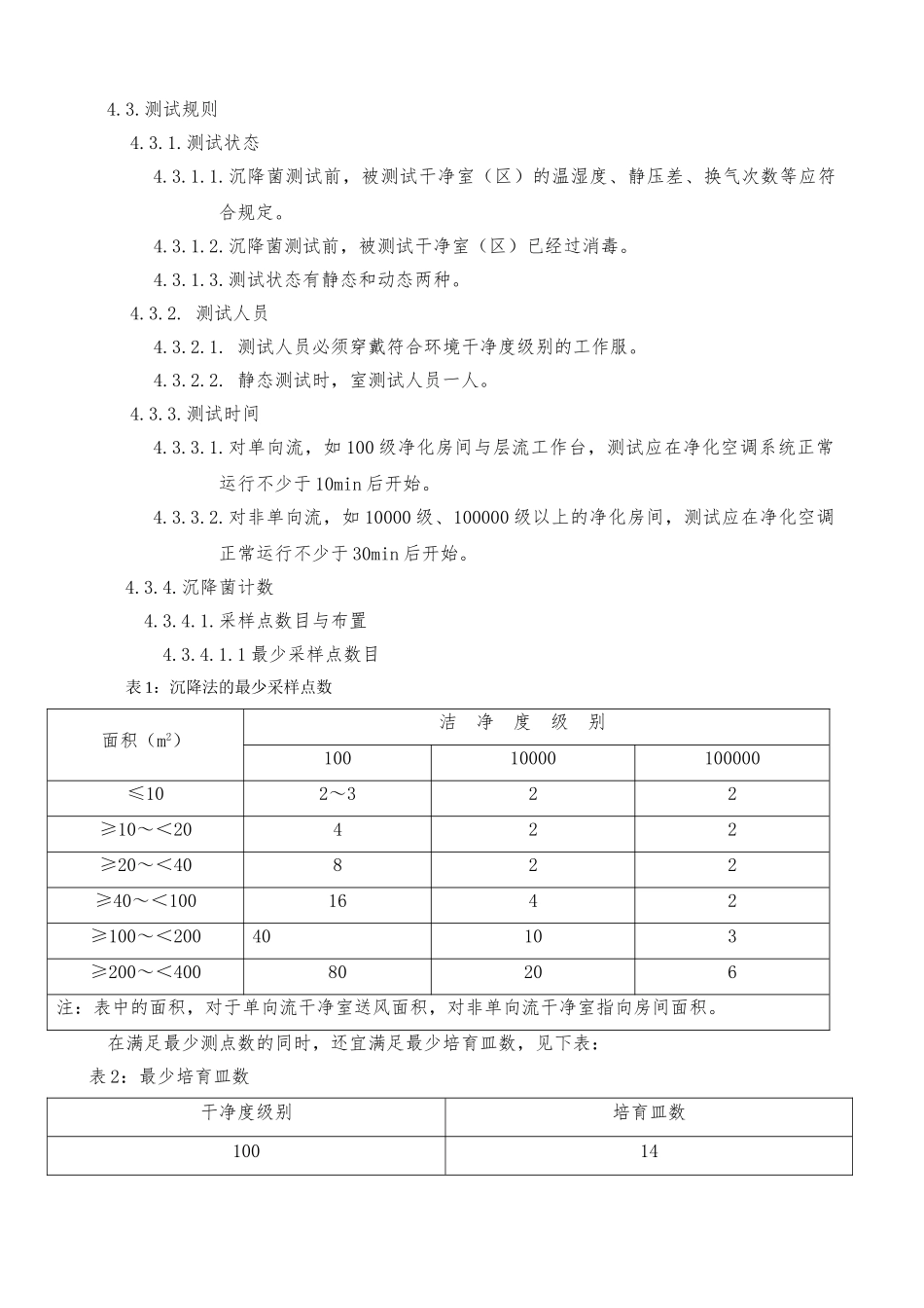 沉降菌检测标准操作规程ok_第3页