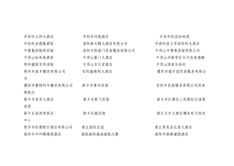 河南省餐饮行业协会公告_第2页