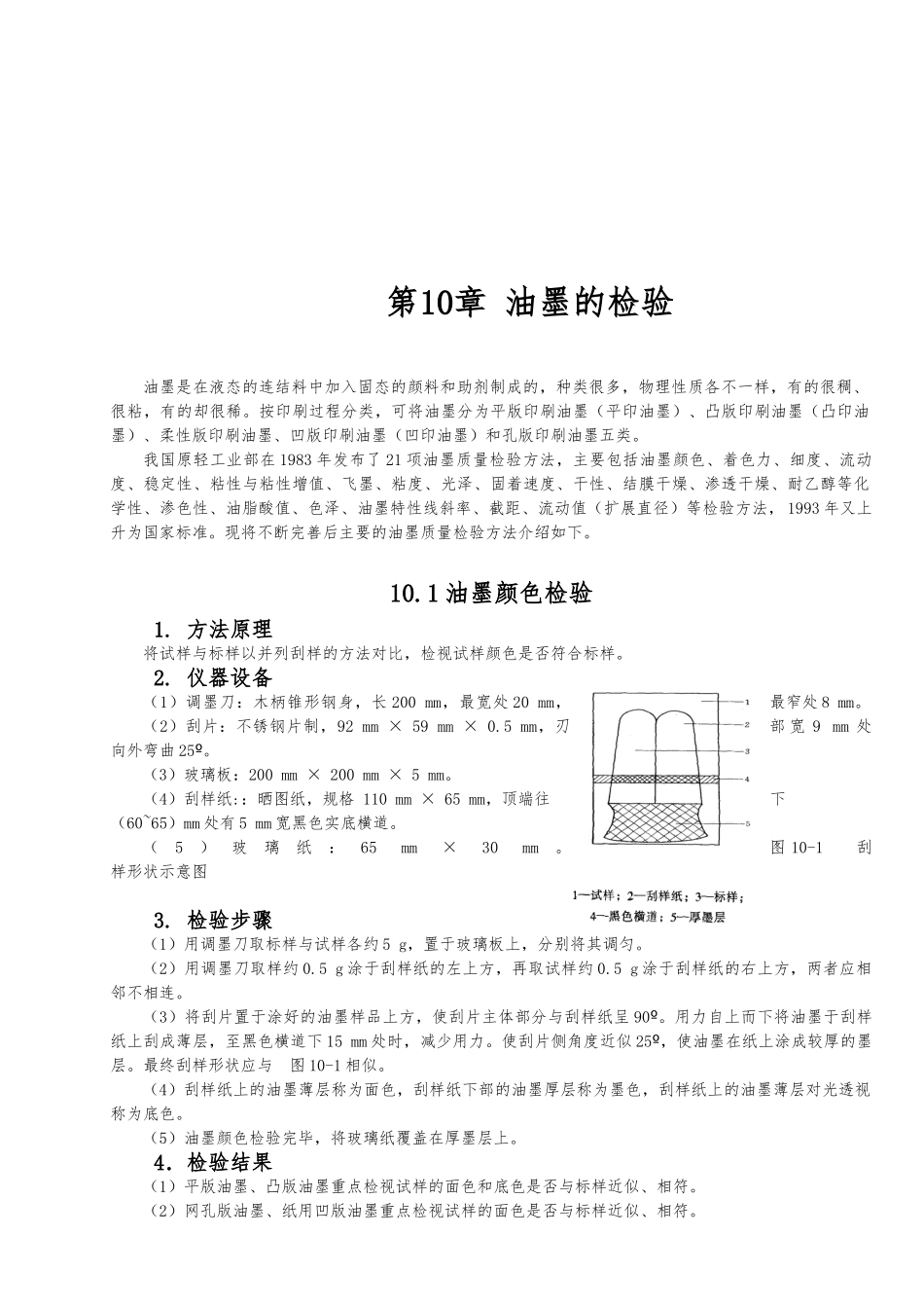 油墨的检验方法分析报告_第1页