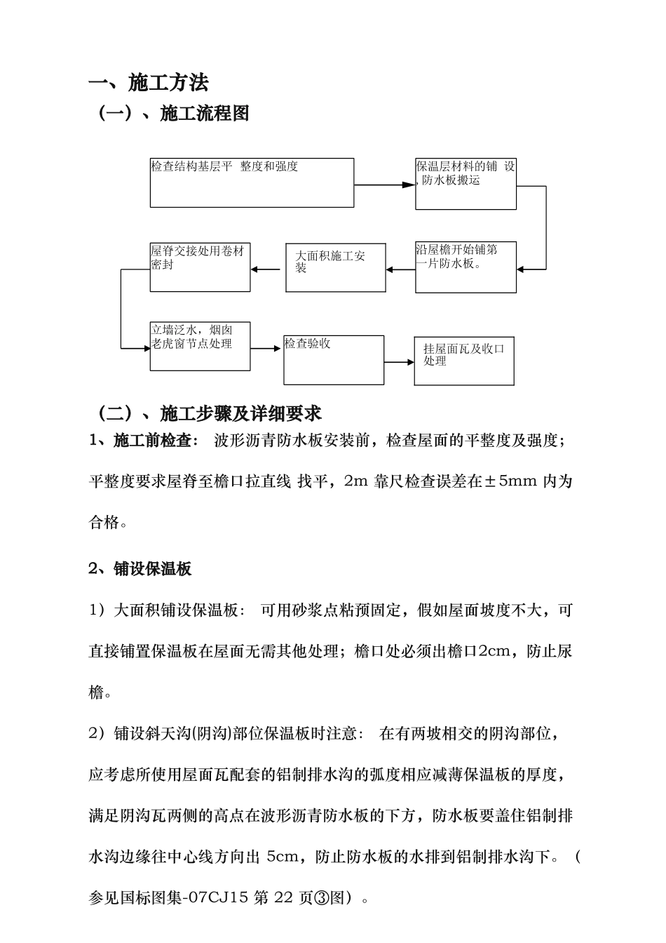 波形沥青防水板施工工法_第2页