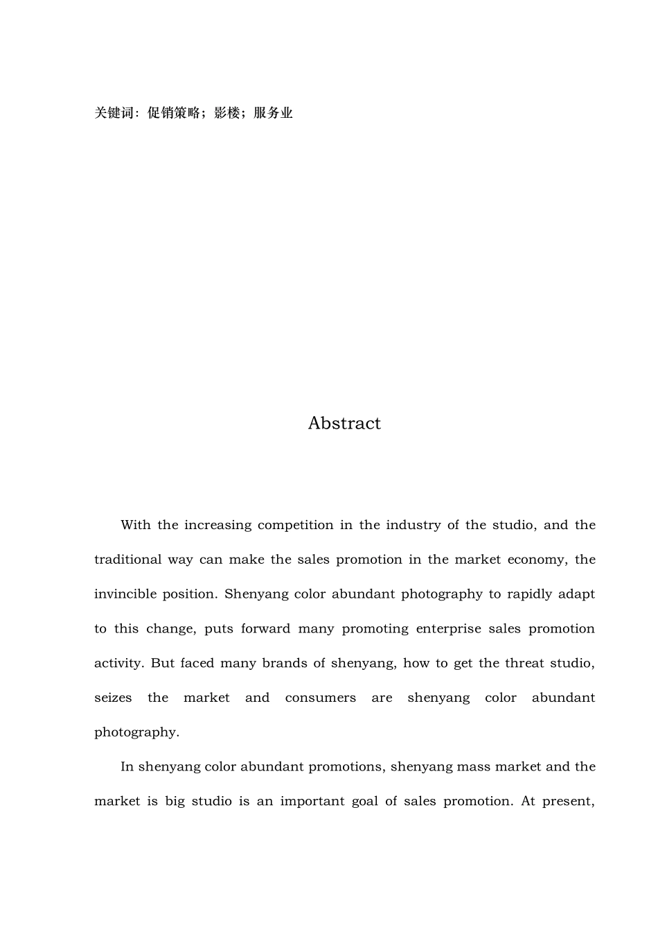 浅析影楼促销策略分析报告_第2页