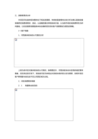 消费者需求分析报告文案