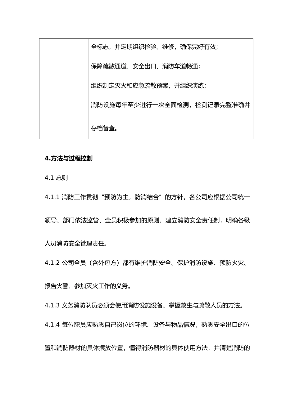 消防安全管理作业指导书模板_第3页