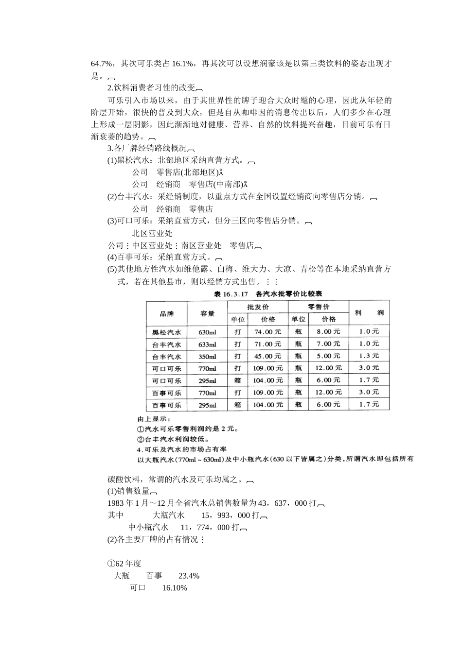 润豪牌汽水上市广告企划案_第2页