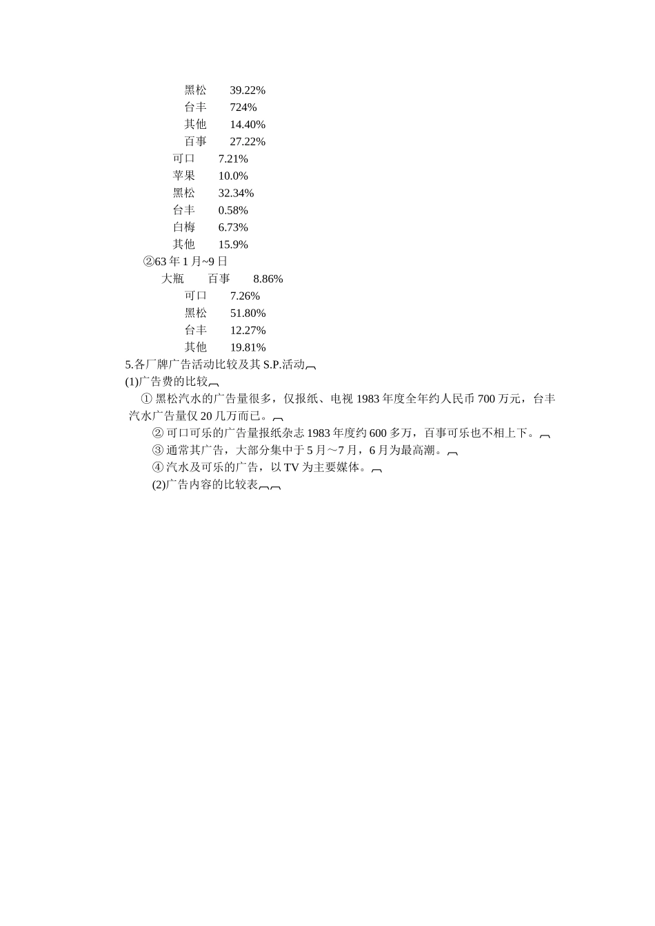 润豪牌汽水上市广告企划案_第3页