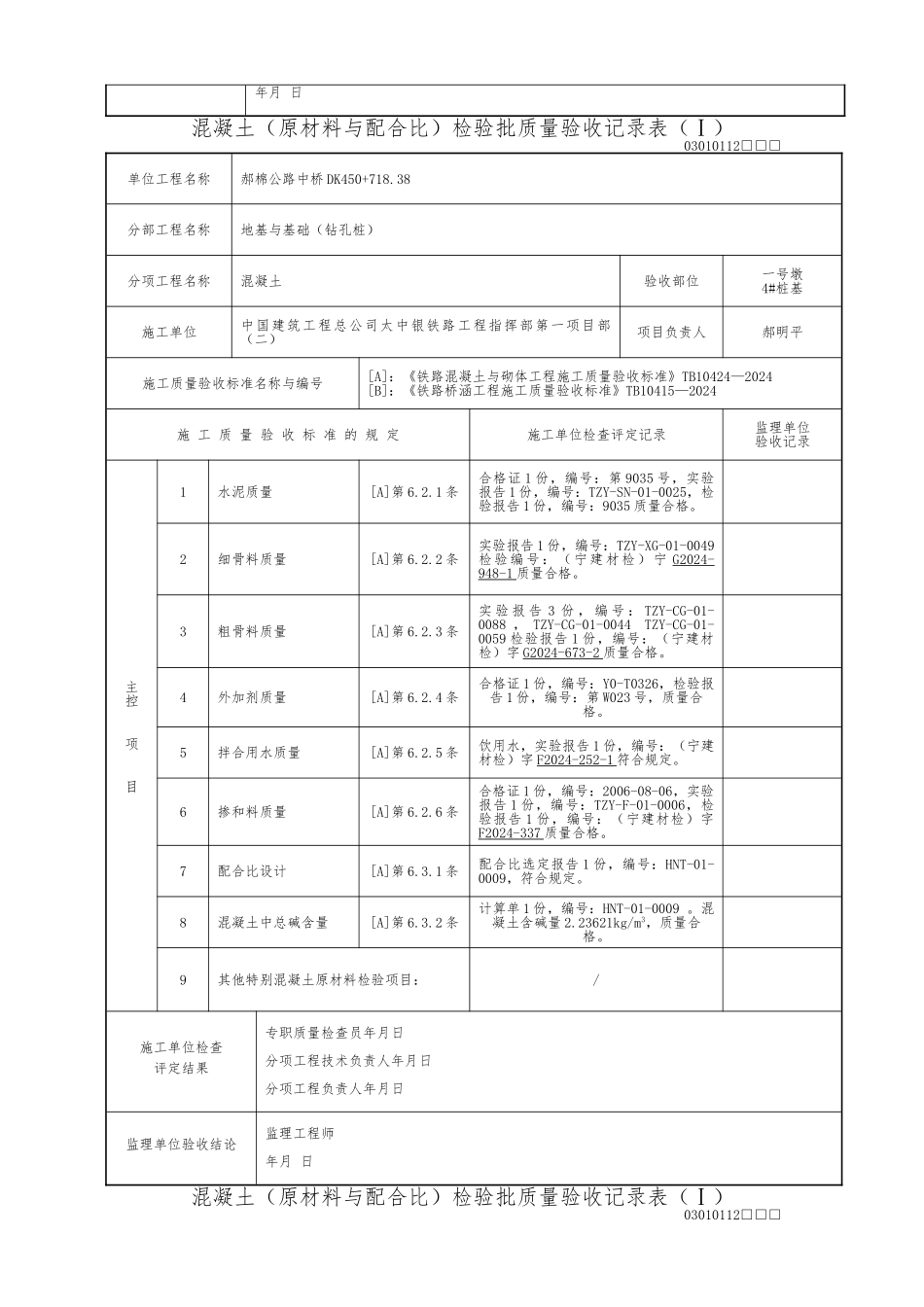 混凝土检验批质量验收表_第3页