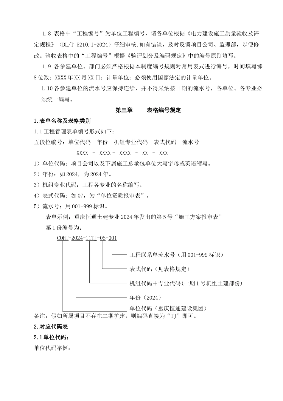 焚烧项目管理部工程常用表单规定-1_第2页