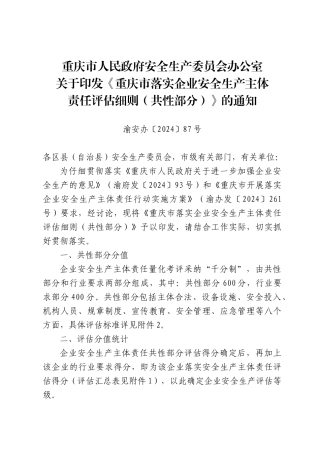 煤矿主体责任评估细则