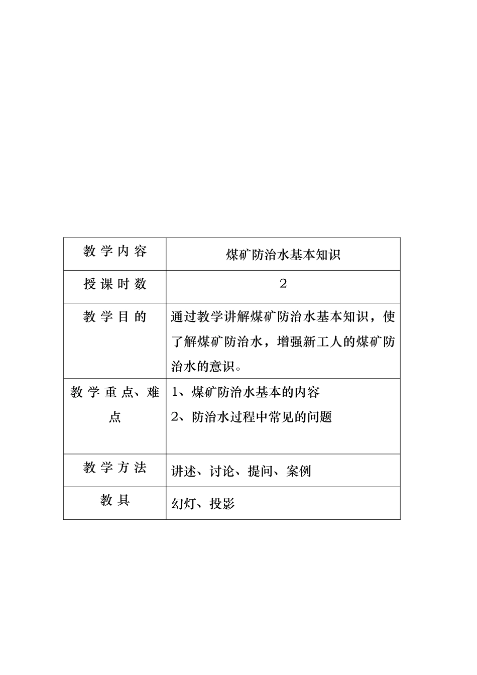 煤矿防治水知识教（学）案_第2页