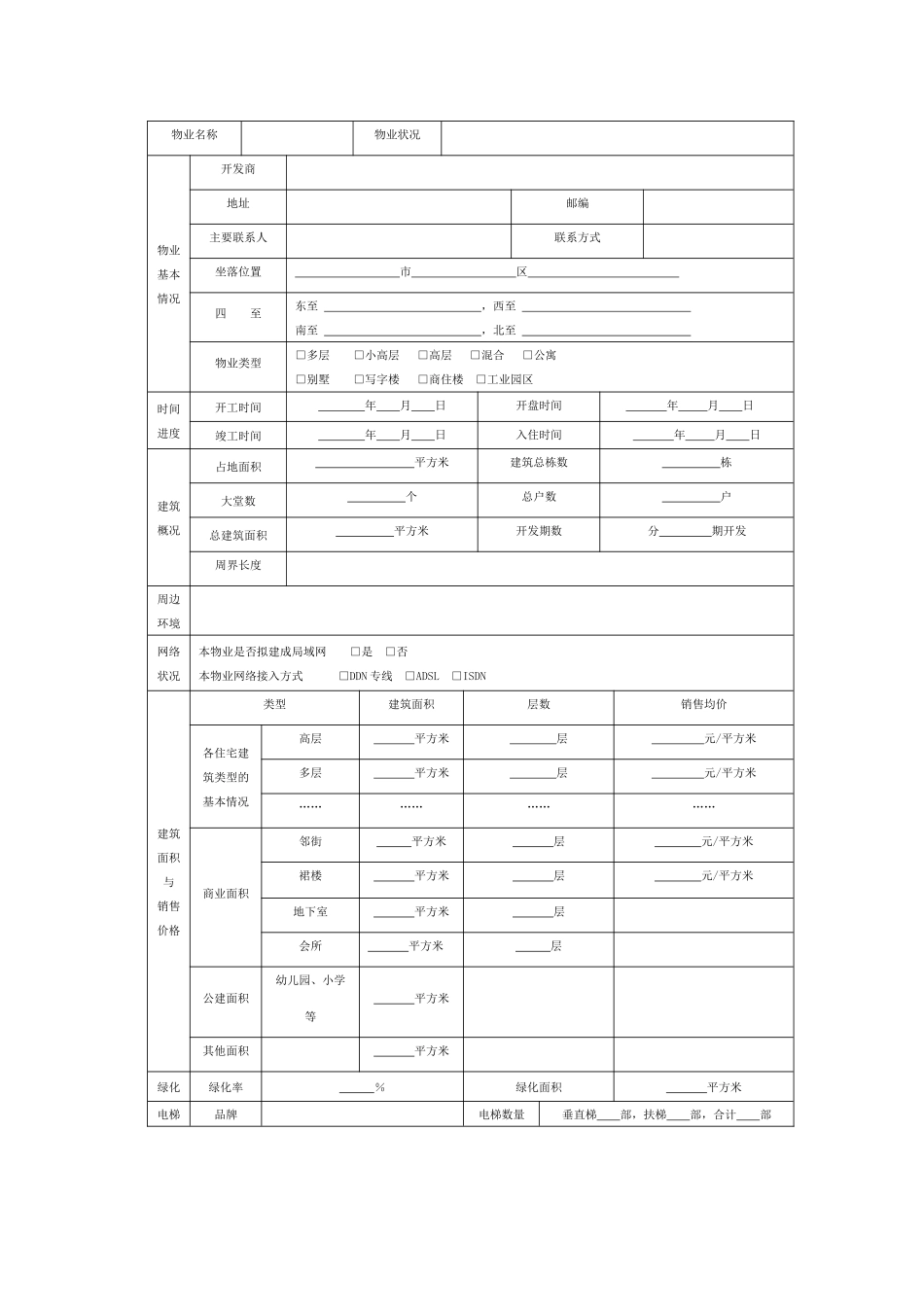 物业管理表格[1-物业管理表格3_第2页