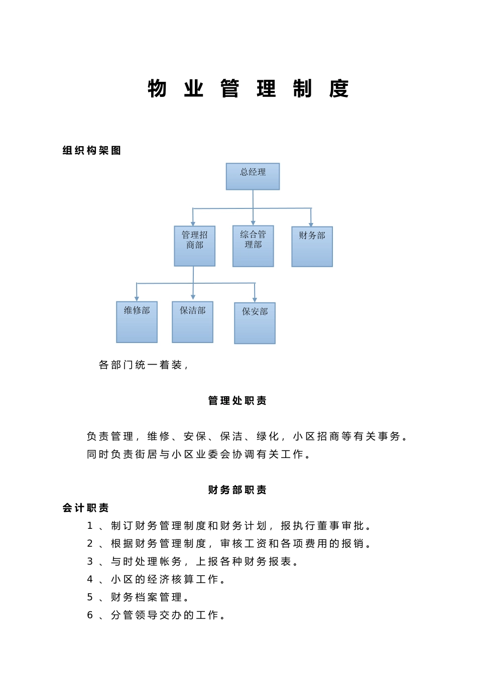 物业管理规章制度汇编_第1页