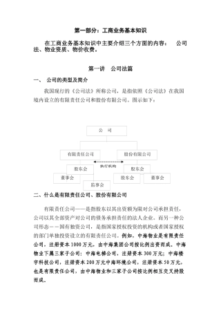 物业顾问经理财务及相关知识培训教材