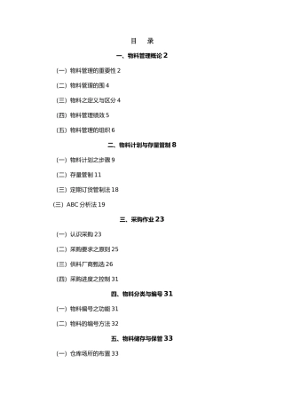 物料管理办法范本
