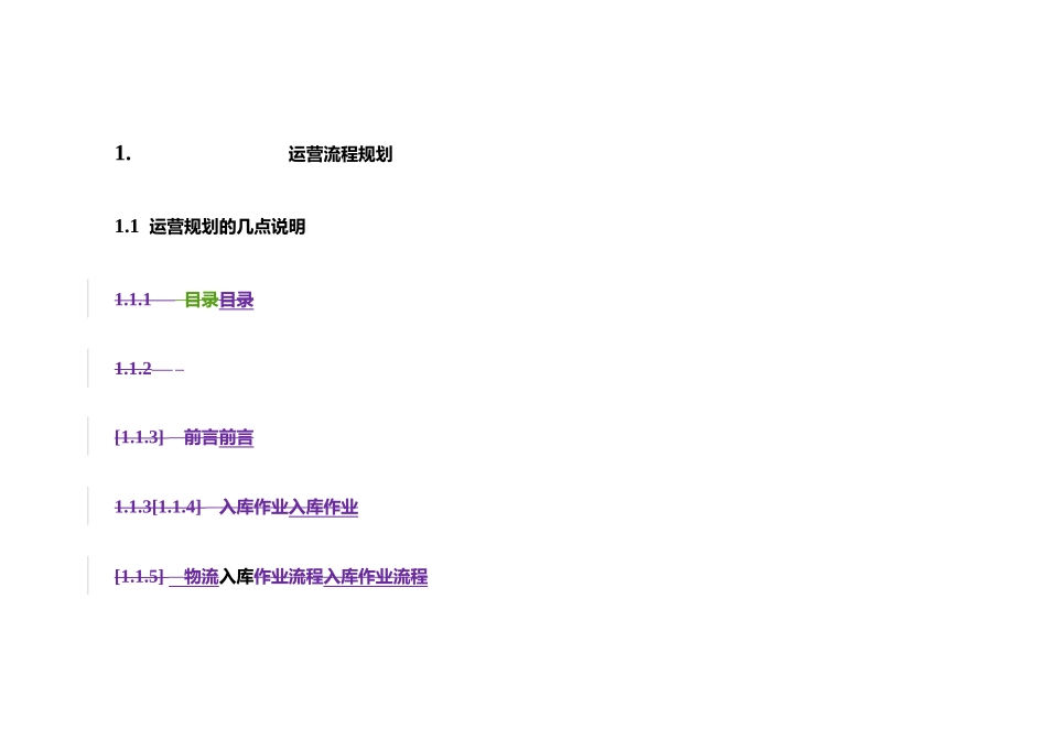 物流运营流程规划_第1页