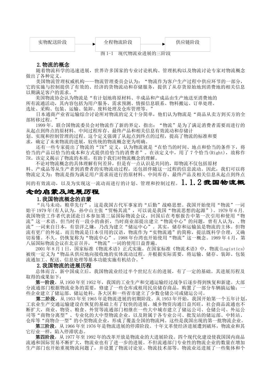 现代物流的概念及发展历程_第2页