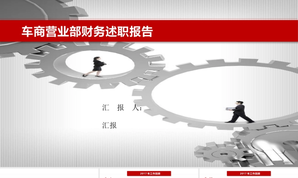 车商营业部  年度 财务工作总结