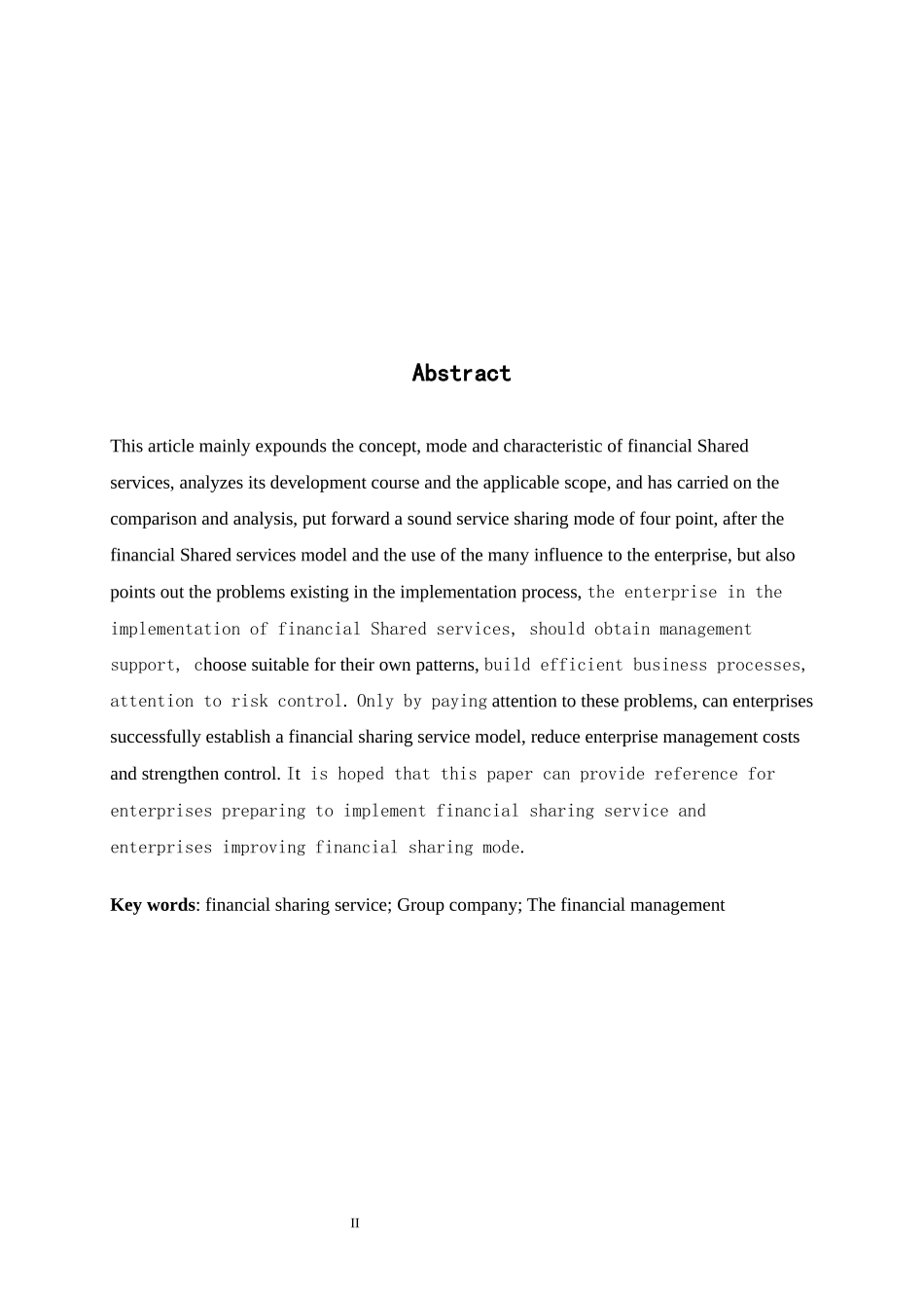 财务共享服务模式在企业集团中的应用浅析   财务管理专业_第2页