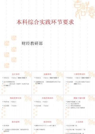 本科毕业论文写作要求