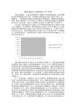 城乡地区之间的收入不平等翻译  英语学专业