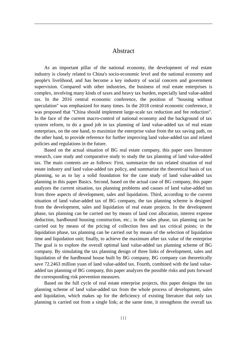 房地产企业土地增值税纳税筹划研究—以BG公司为例_第3页