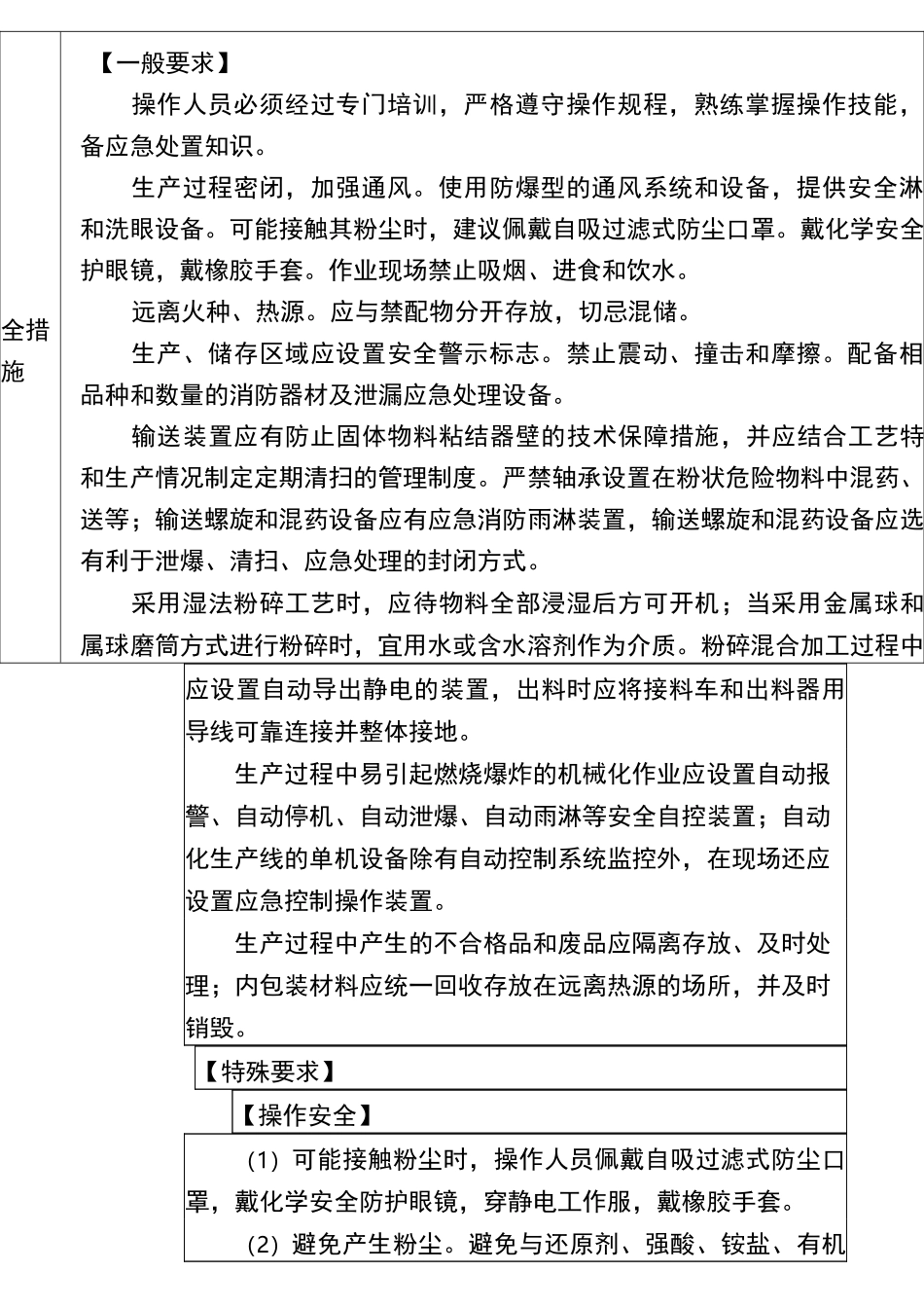 重点监管的危险化学品安全措施和应急处置原则_第2页