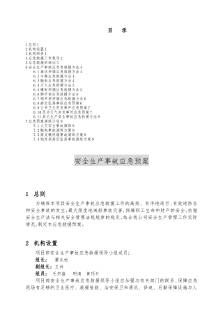 生产安全应急处置预案