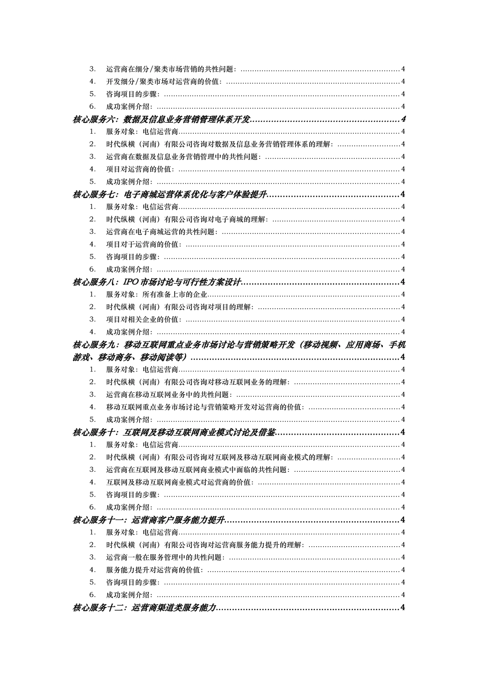 电信咨询产品手册范本_第2页