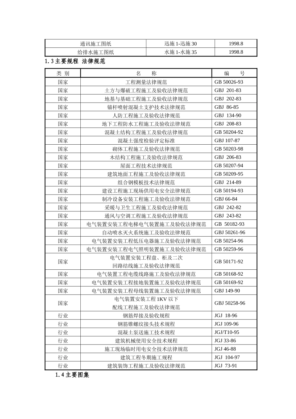电信局综合楼工程施工组织设计_第3页