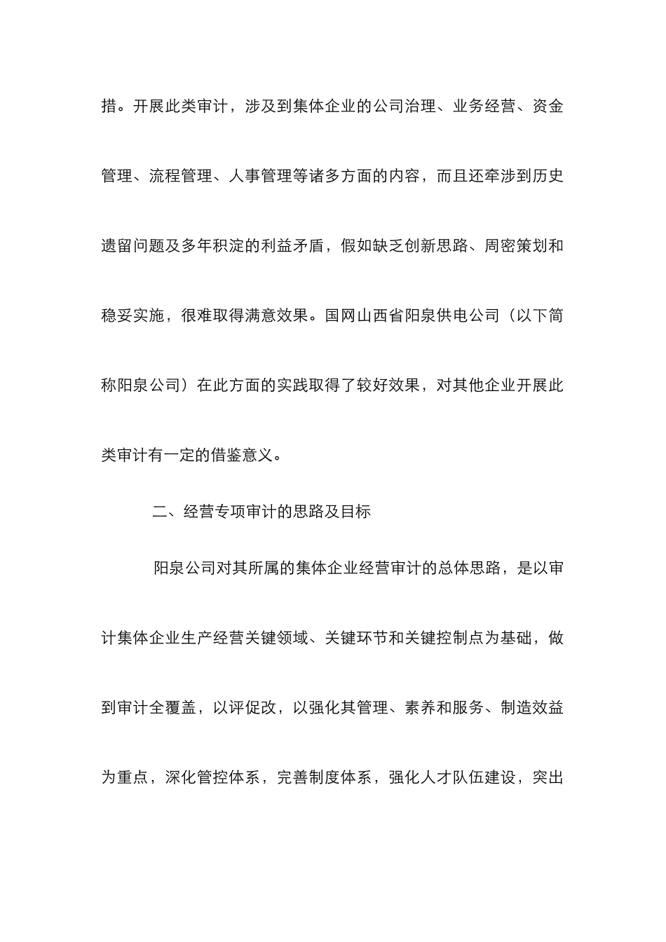 电力集体企业经营管理专项审计研究_第2页