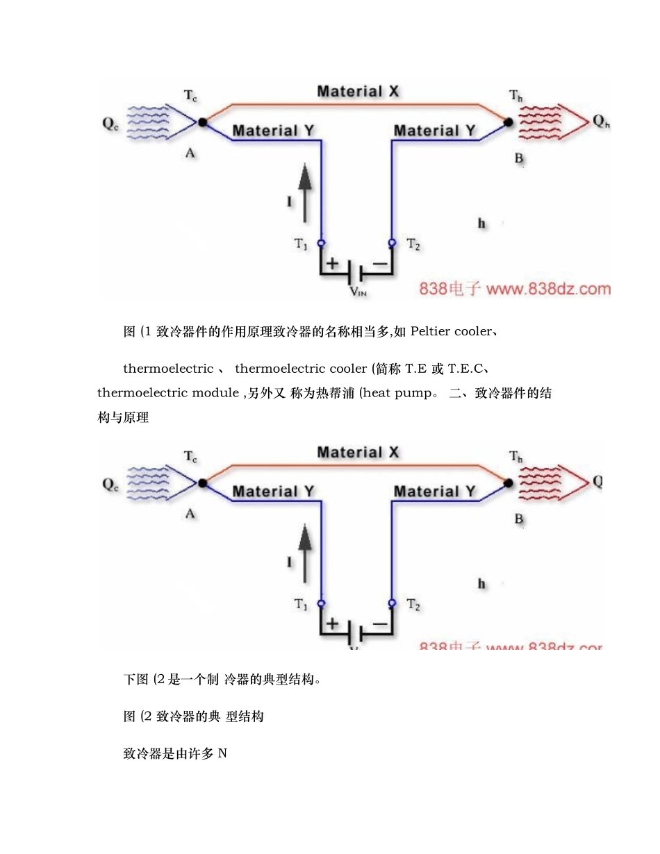 电学半导体制冷片工作原理（精)_第2页