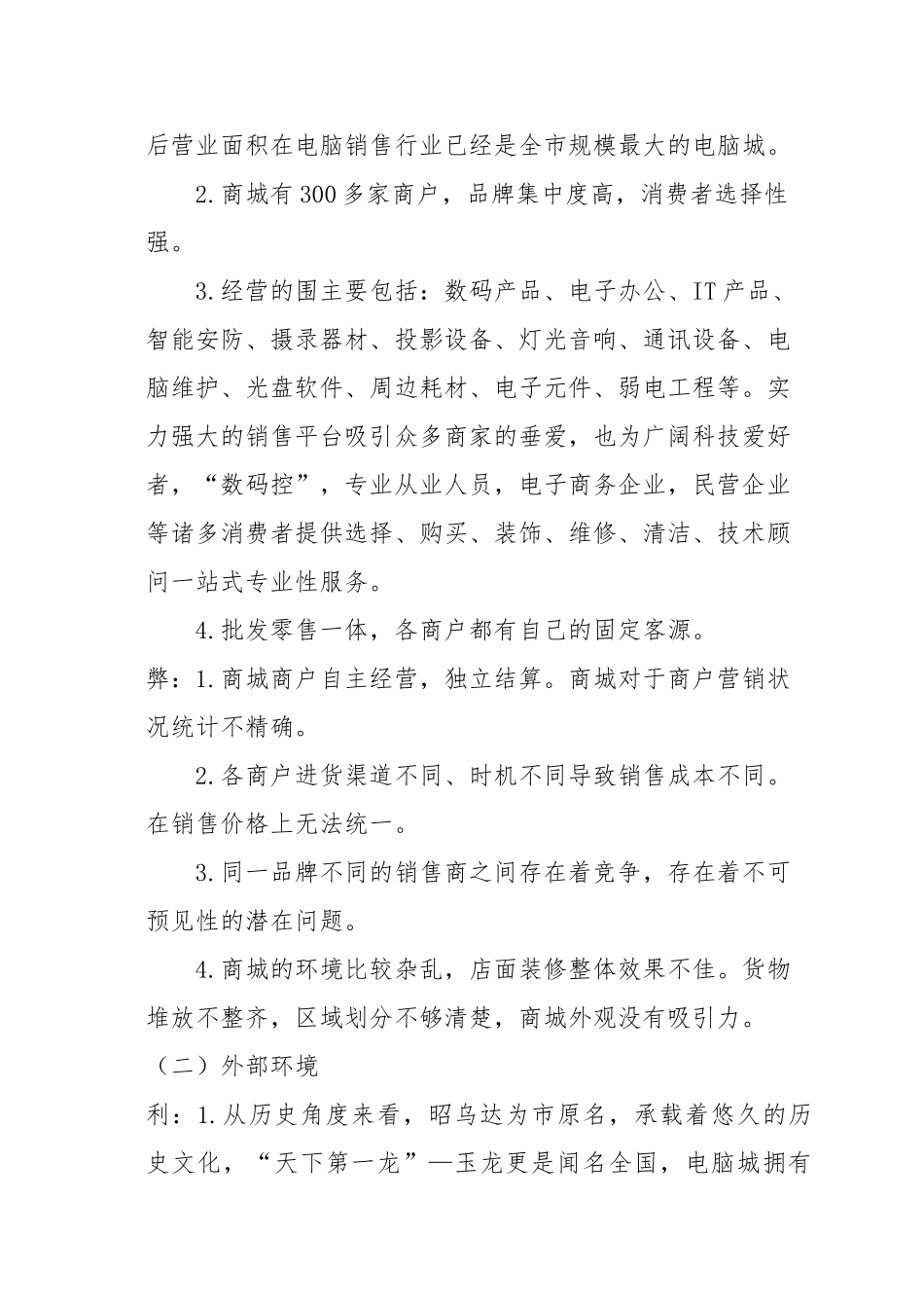 电脑城行销企划方案_第2页