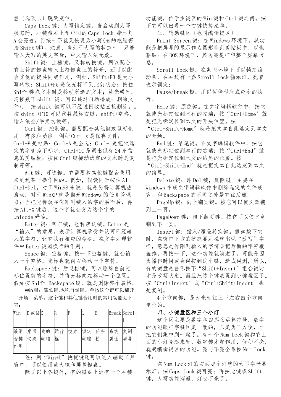 电脑快捷键大全_第2页