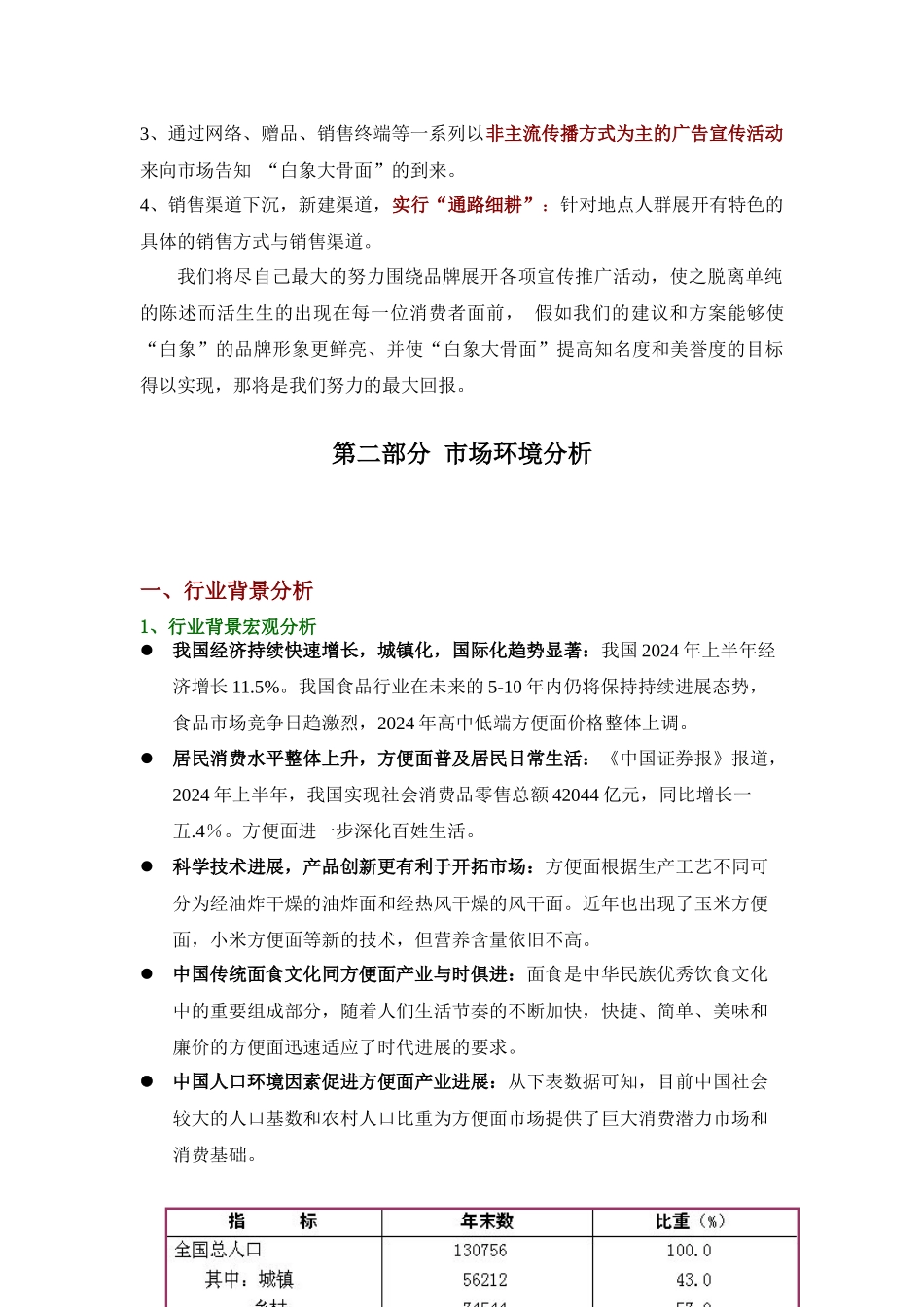 白象大骨面营销策划案_第3页