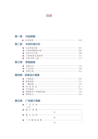 白象大骨面营销策划案