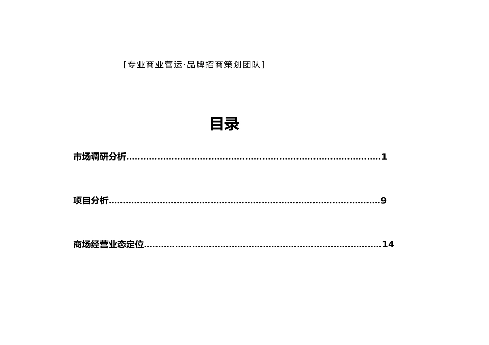 百富购物中心营运与招商方案_第2页