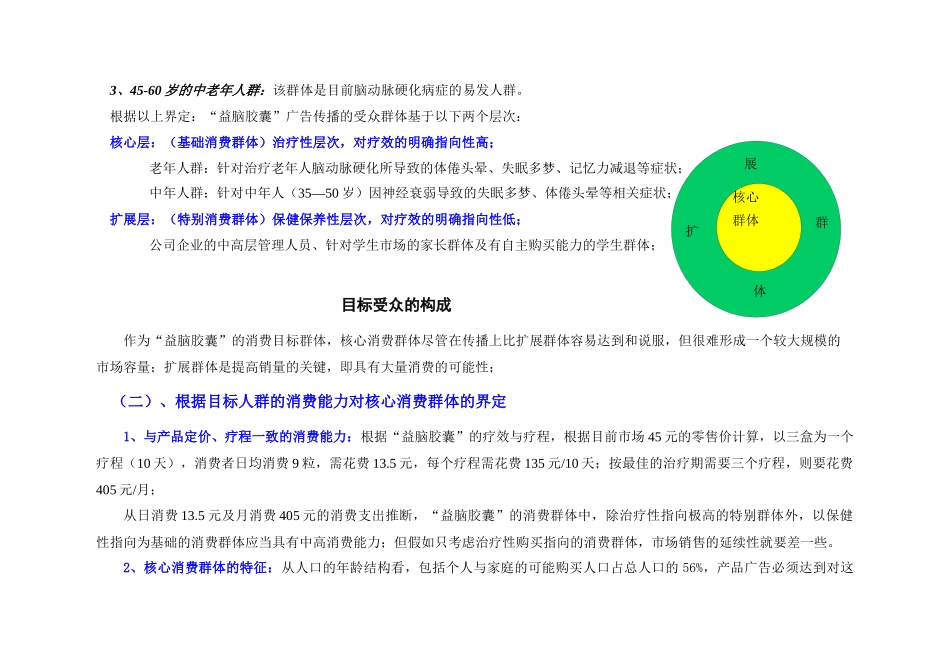 益脑胶囊广告媒体策划案_第3页