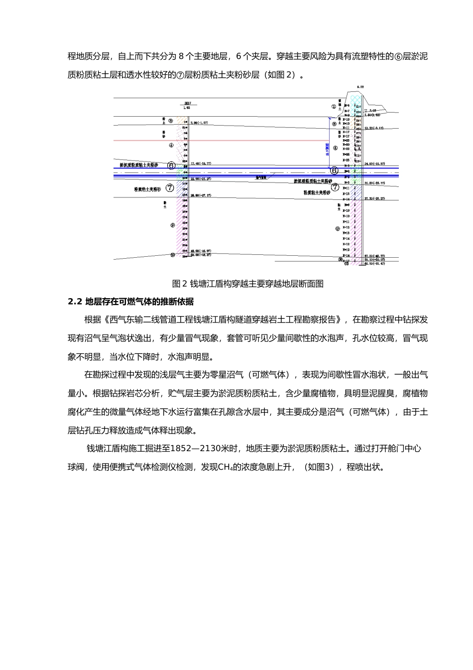 盾构法隧道施工地层中存在可燃气体_第2页
