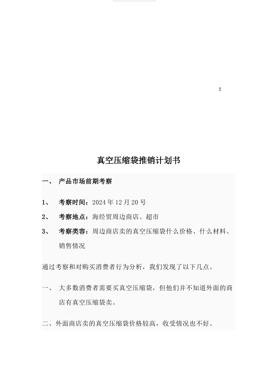 真空压缩袋推销计划书_第2页