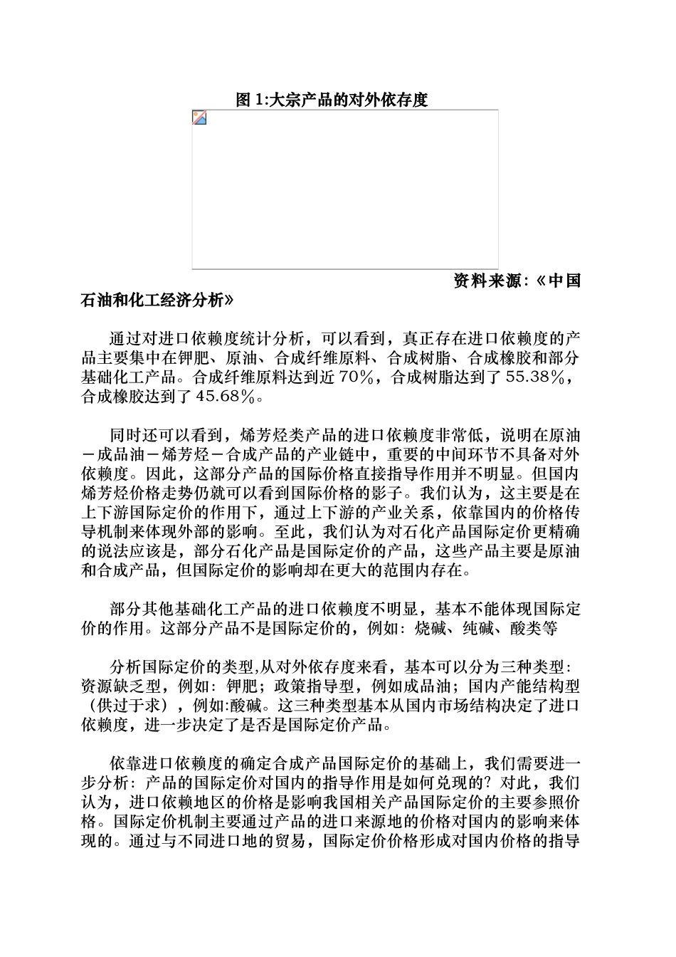 石化产品国际定价分析报告_第2页