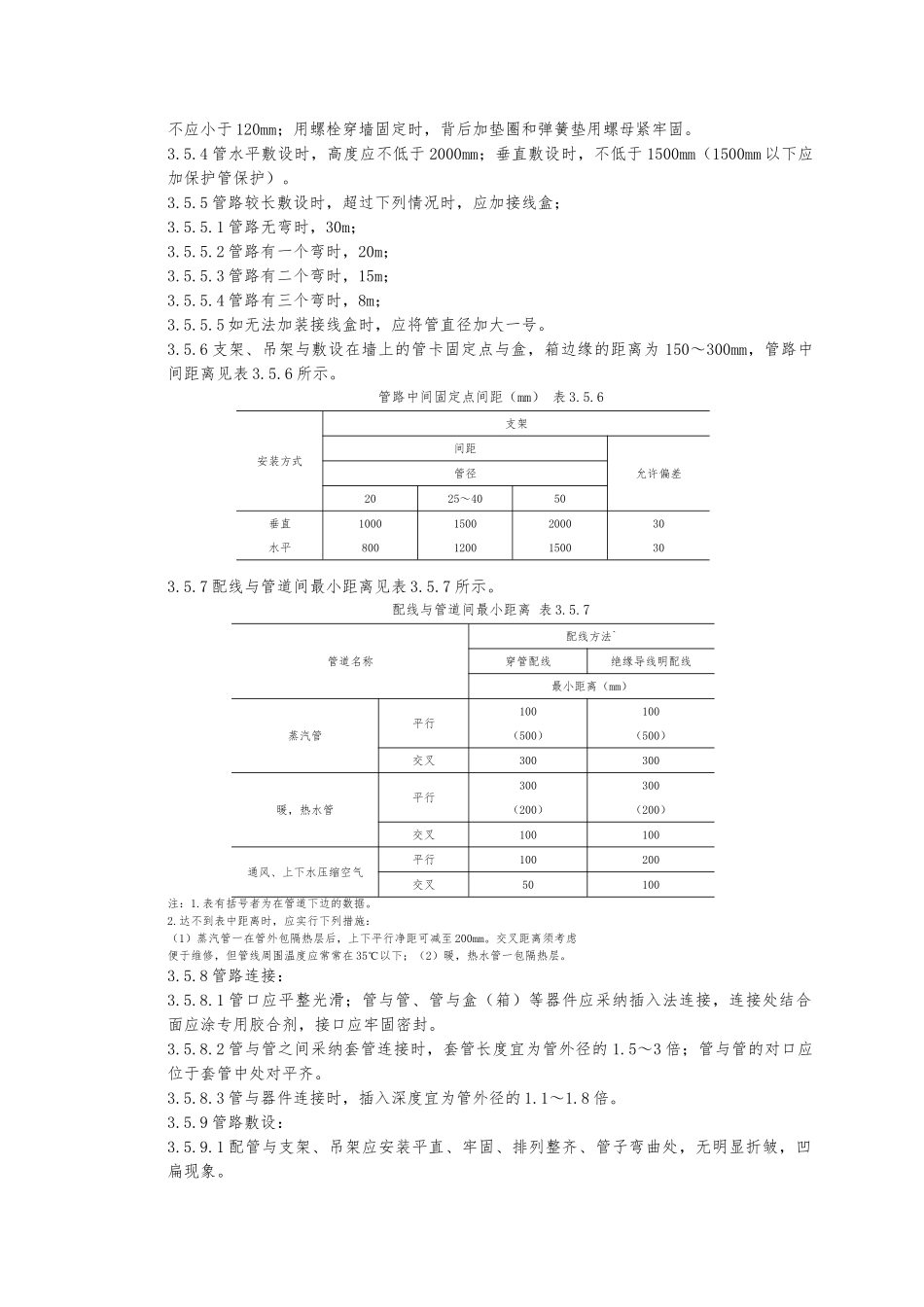 硬质阻燃塑料管明敷设质量管理_第3页