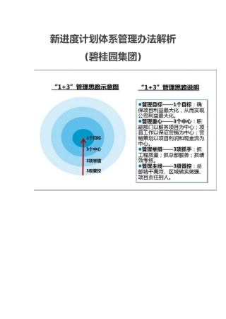 碧桂园集团新进度计划体系管理办法解析