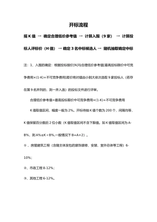福建省各地开标流程与评标办法