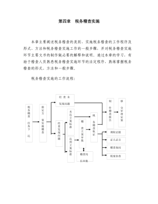 税务稽查管理--税务稽查实施