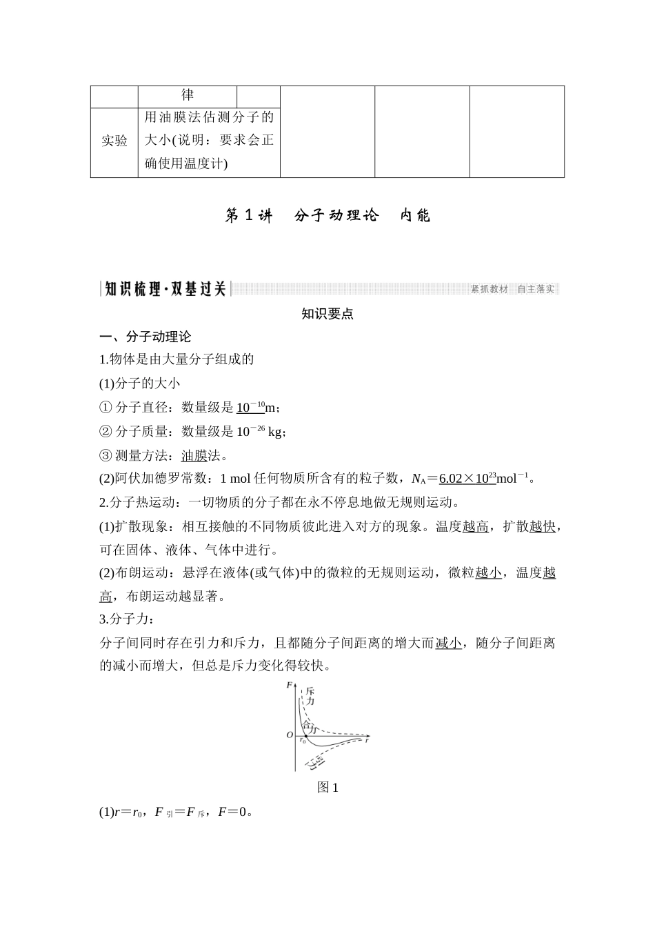 第1讲-分子动理论-内能_第2页