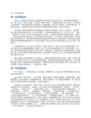 第一书记观后感