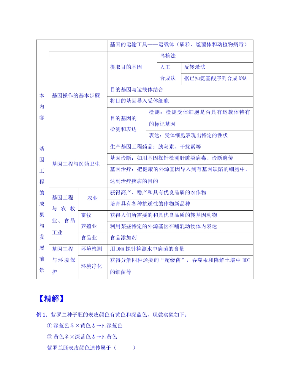 第三章遗传与基因工程_第2页