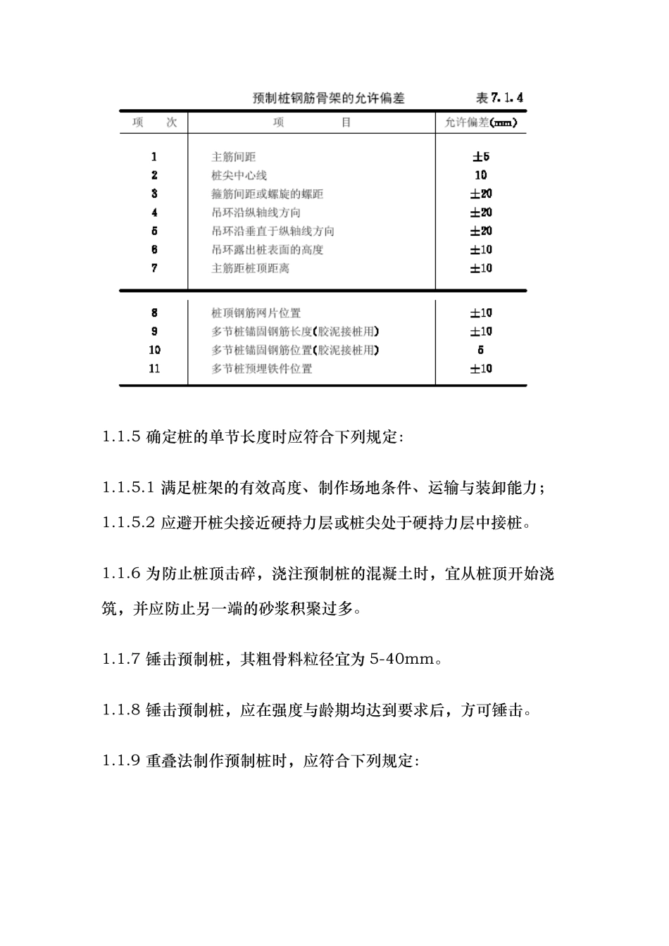 管桩和长螺旋桩施工规范标准_第2页