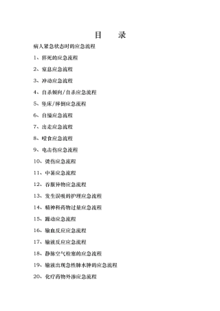 精神科应急处置预案2